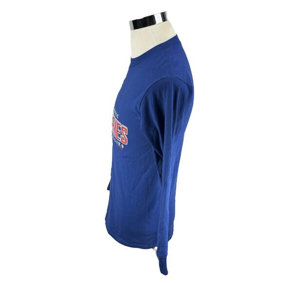 Majestic Philadelphia Phillies World Series T-Shirt Men's Small Long Sleeve Blue - Picture 3 of 8